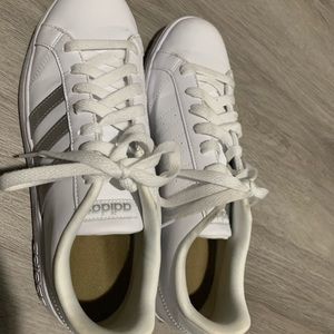 Women’s white Adidas
